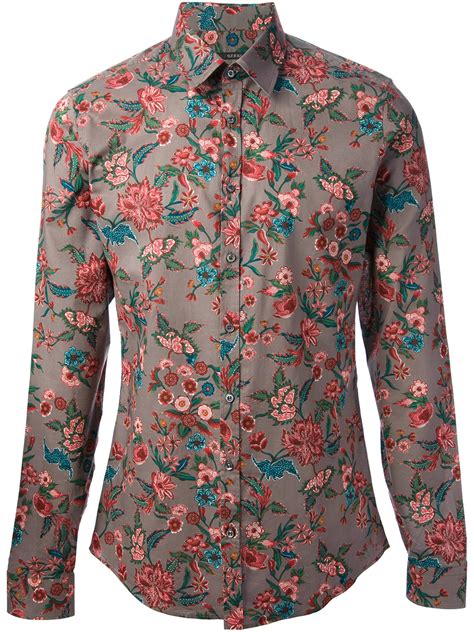 gucci floral shirt men's|gucci shirts for men price.